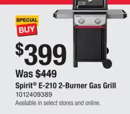 The Home Depot Weber Spirit E-210 2-Burner Gas Grill offer