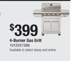 The Home Depot NEXGRILL 4-Burner Gas Grill offer