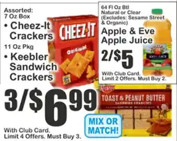 Food Universe • Cheez-It Crackers • Keebler Sandwich Crackers offer