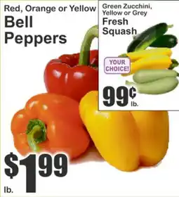 Food Universe Red, Orange or Yellow Bell Peppers offer
