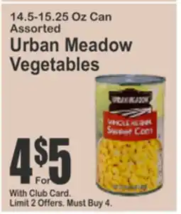 Food Universe 14.5-15.25 Oz Can Assorted Urban Meadow Vegetables offer