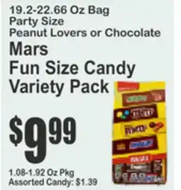 Food Universe Mars Fun Size Candy Variety Pack offer