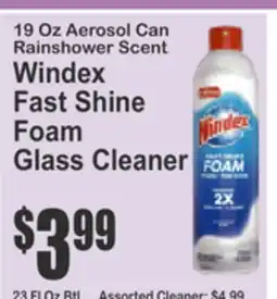 Food Universe Windex Fast Shine Foam Glass Cleaner offer