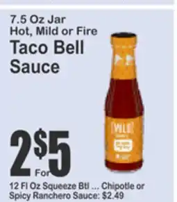 Food Universe Taco Bell Sauce offer