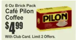 Food Universe Café Pilon Coffee offer