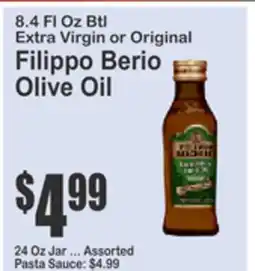 Food Universe 8.4 Fl Oz Btl Extra Virgin or Original Filippo Berio Olive Oil offer
