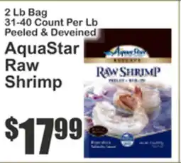 Food Universe AquaStar Raw Shrimp offer