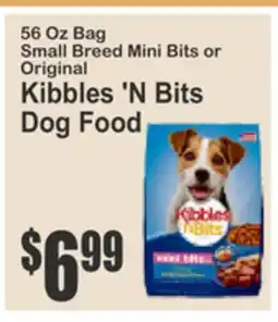 Food Universe 56 Oz Bag Small Breed Mini Bits or Original Kibbles 'N Bits Dog Food offer
