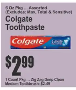 Food Universe Colgate Toothpaste offer