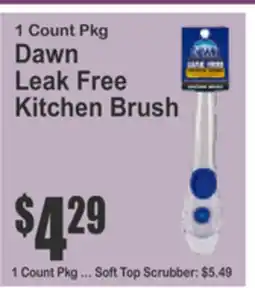 Food Universe 1 Count Pkg Dawn Leak Free Kitchen Brush offer