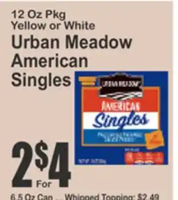 Food Universe Yellow or White Urban Meadow American Singles offer