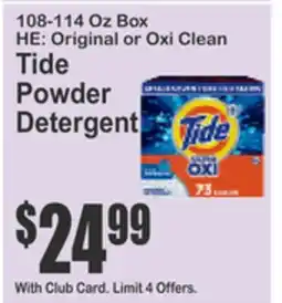 Food Universe Tide Powder Detergent offer