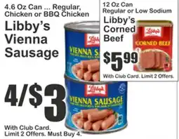 Food Universe Libby's Vienna Sausage offer
