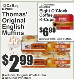 Food Universe Thomas' Original English Muffins offer