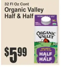Food Universe Organic Valley Half & Half offer