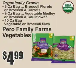 Food Universe Pero Family Farms Vegetables offer