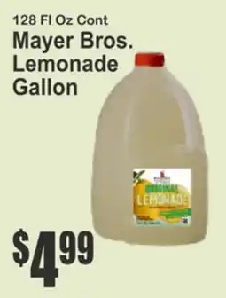 Food Universe Mayer Bros. Lemonade Gallon offer