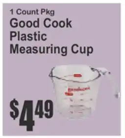 Food Universe Good Cook Plastic Measuring Cup offer