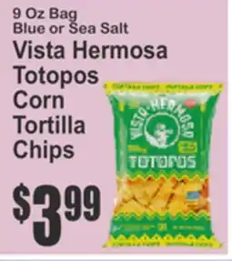 Food Universe Vista Hermosa Totopos Corn Tortilla Chips offer