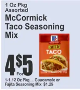 Food Universe McCormick Taco Seasoning Mix offer