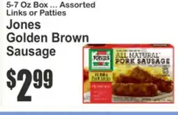 Food Universe Jones Golden Brown Sausage offer