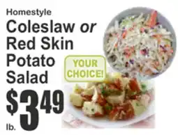 Food Universe Homestyle Coleslaw or Red Skin Potato Salad offer