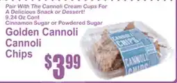 Food Universe Cannoli Chips offer