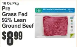 Food Universe Pre Grass Fed 92% Lean Ground Beef offer