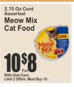 Food Universe Meow Mix Cat Food offer