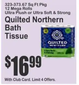 Food Universe Quilted Northern Bath Tissue offer