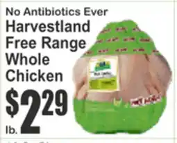 Food Universe Harvestland Free Range Whole Chicken offer