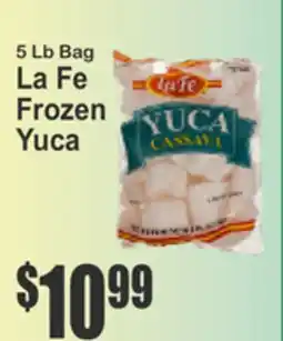 Food Universe 5 Lb Bag La Fe Frozen Yuca offer
