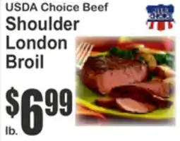 Food Universe USDA Choice Beef Shoulder London Broil offer