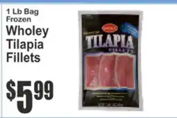 Food Universe 1 Lb Bag Frozen Wholey Tilapia Fillets offer