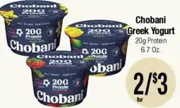 Big Saver Foods Chobani Greek Yogurt offer