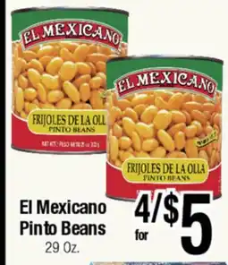 Big Saver Foods El Mexicano Pinto Beans offer