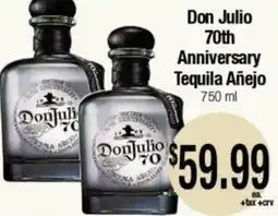 Big Saver Foods Don Julio 70th Anniversary Tequila Añejo offer