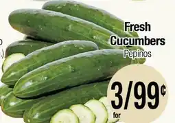 Big Saver Foods Fresh Cucumbers offer