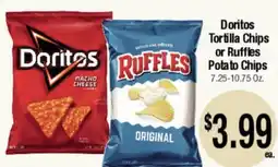 Big Saver Foods Doritos Tortilla Chips or Ruffles Potato Chips offer