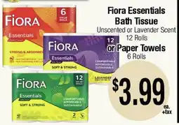 Big Saver Foods Fiora Essentials Bath Tissue offer