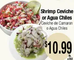 Big Saver Foods Shrimp Ceviche or Agua Chiles offer