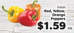 Living Fresh Market Fresh Red, Yellow, Orange Peppers offer