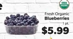 Living Fresh Market Fresh Organic Blueberries offer