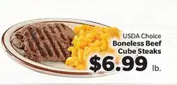Living Fresh Market USDA Choice Boneless Beef Cube Steaks offer