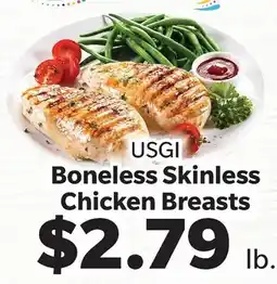 Living Fresh Market USGI Boneless Skinless Chicken Breasts offer