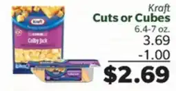 Living Fresh Market Kraft Cuts or Cubes offer