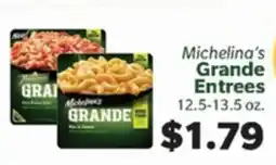 Living Fresh Market Michelina's Grande Entrees offer