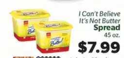 Living Fresh Market I Can't Believe It's Not Butter Spread offer
