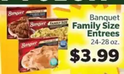 Living Fresh Market Banquet Family Size Entrees offer