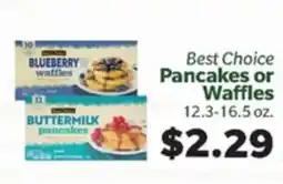 Living Fresh Market Best Choice Pancakes or Waffles offer